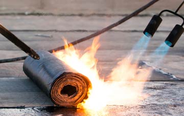 Old Struan asphalt flat roofing repairs